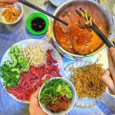 Bò nhúng ớt – Món ăn ngày đông của người Huế